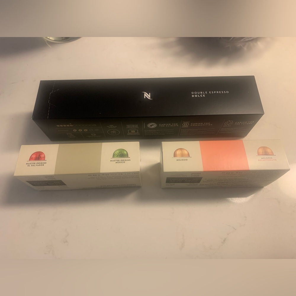 UNOPENED BOXES of Nespresso Vertuo Coffee Capsules. 14 capsules total